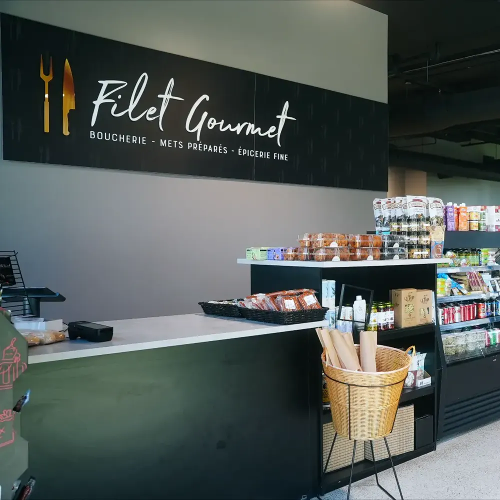 Le comptoir de la boucherie Filet Gourmet